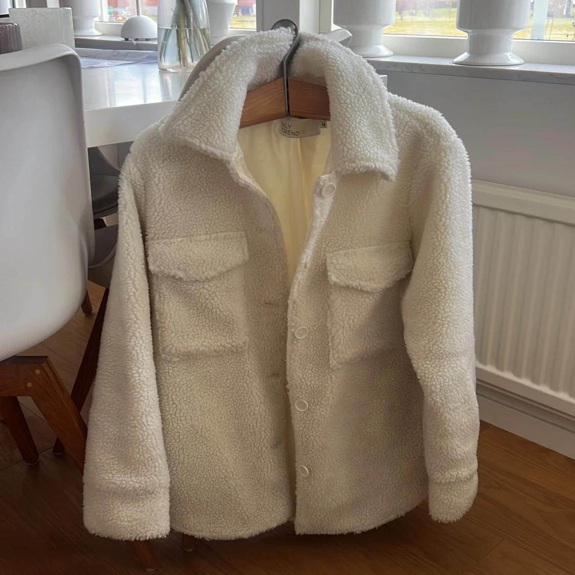 Vit Teddy jacka