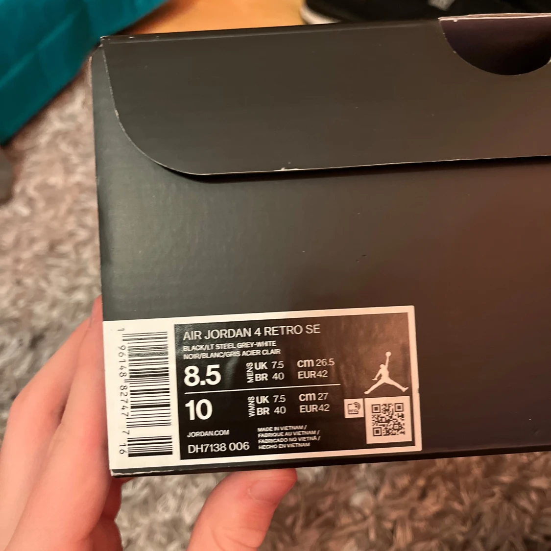 Jordan 4 black canvas - 4