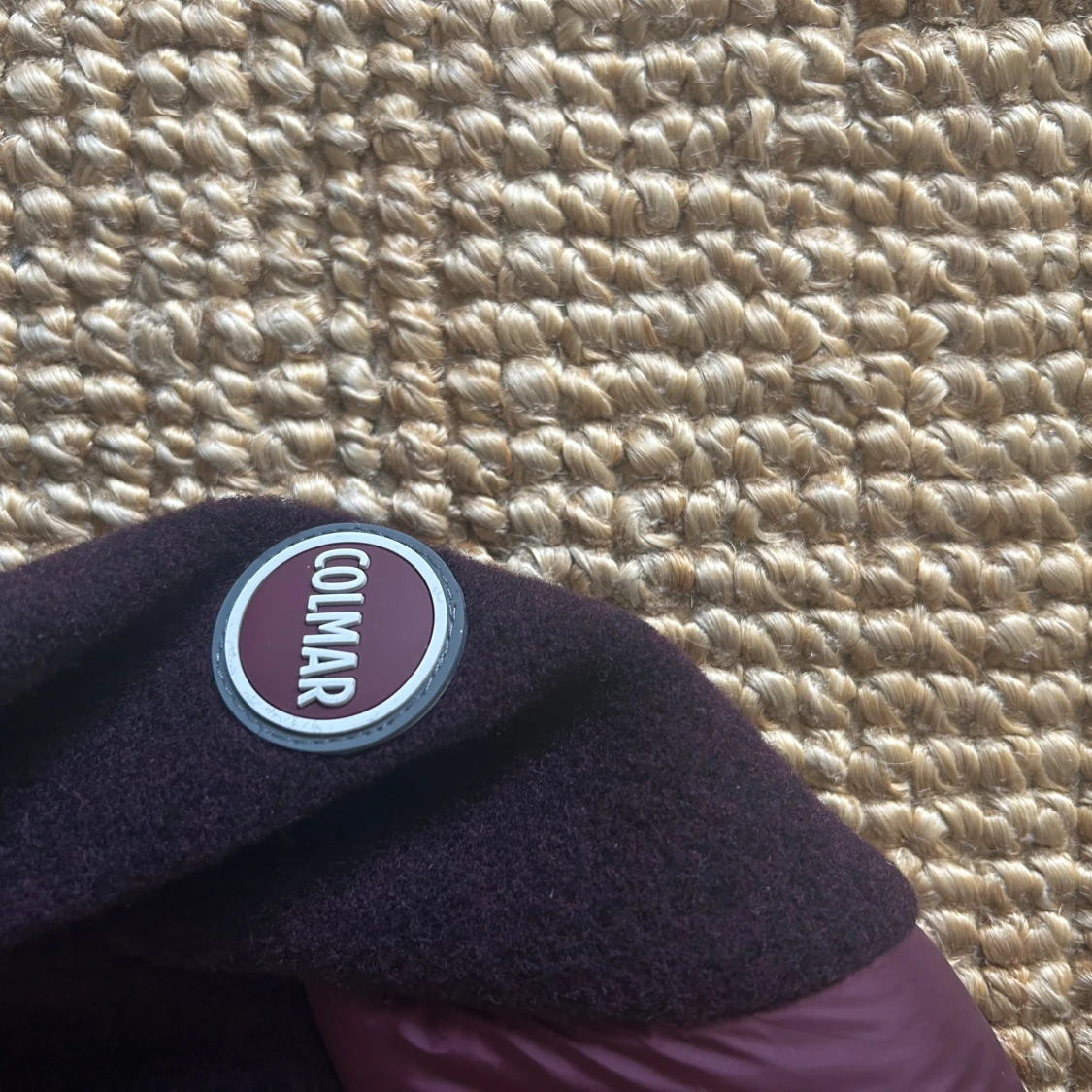 Vinröd cardigan  - 2