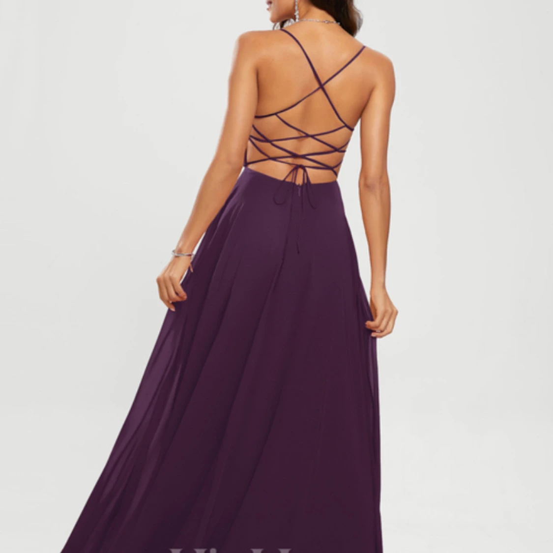 Mörklila balklänning från JJ's House - 1