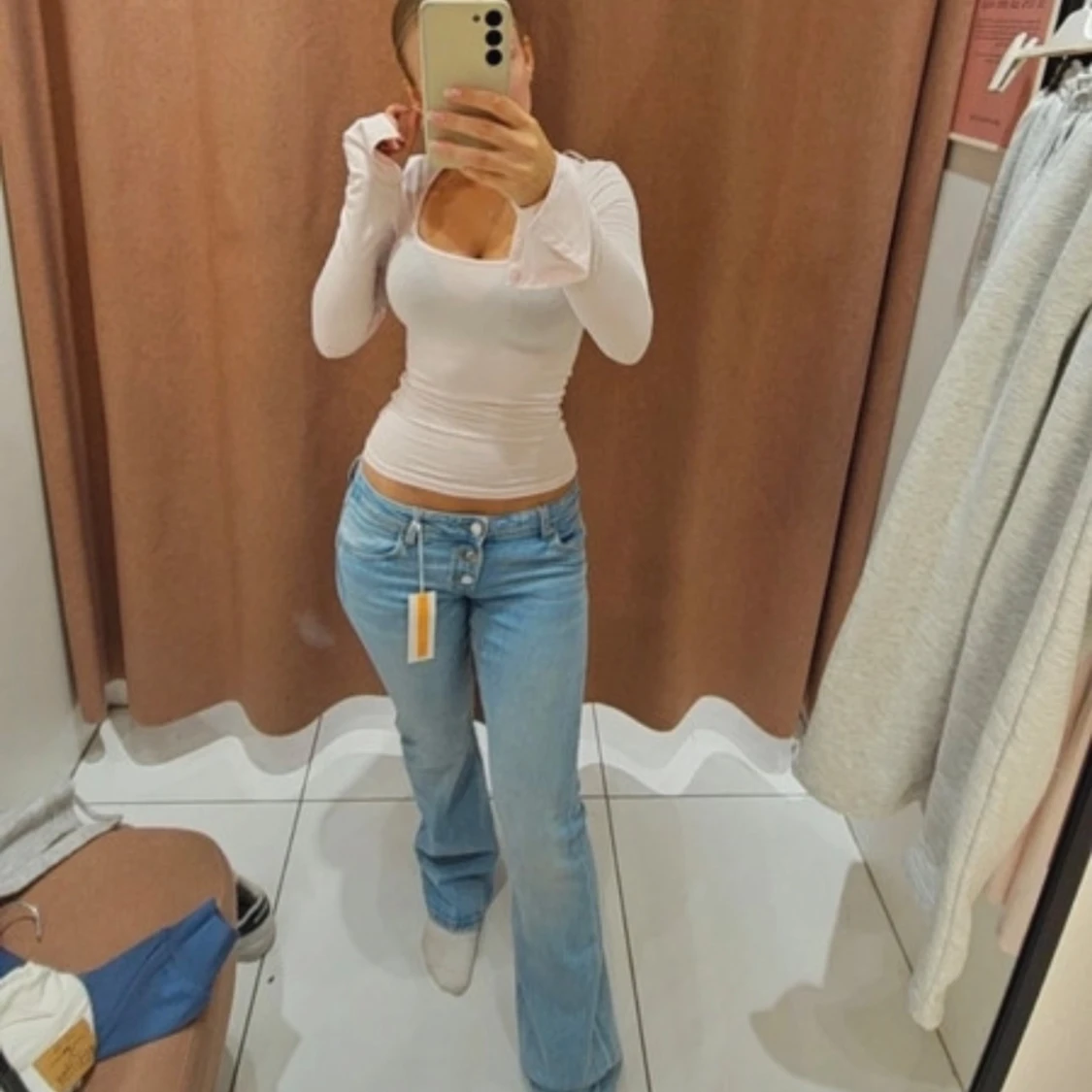 Ljusrosa långärmad topp från Gina Tricot - 1