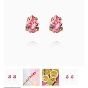 Caroline swedbom örhänge  - Så fina Caroline swedbom örhänge i lightrose och guldiga❤️ dem är jätte söta!!!! (Har låda kvar)