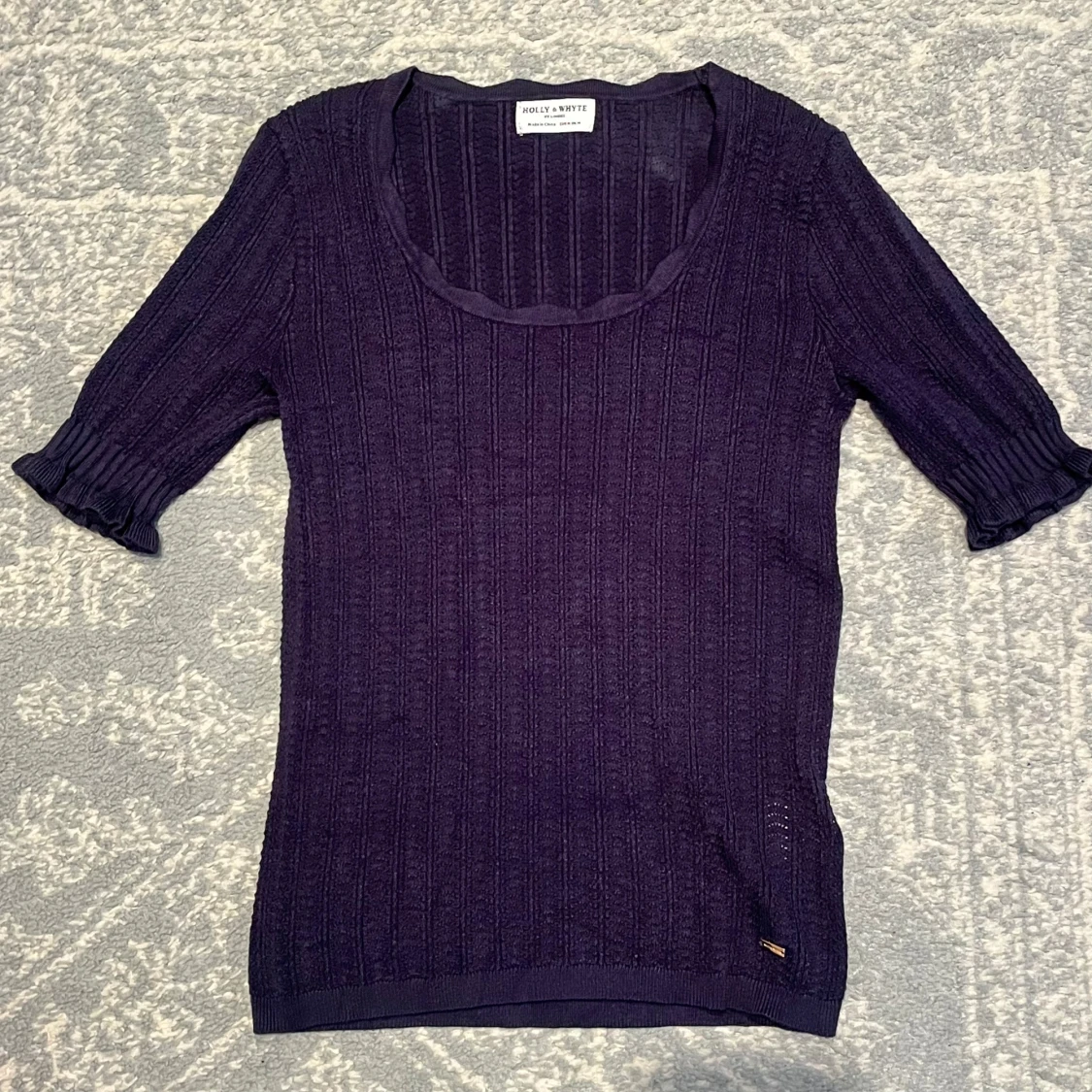 Trekvartsärmad topp