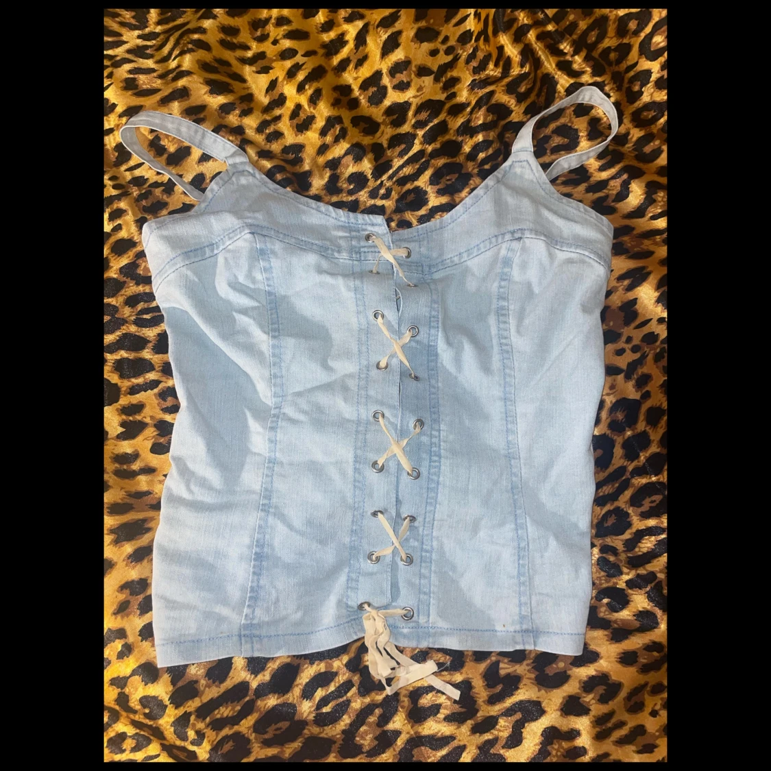 Denim topp - 90