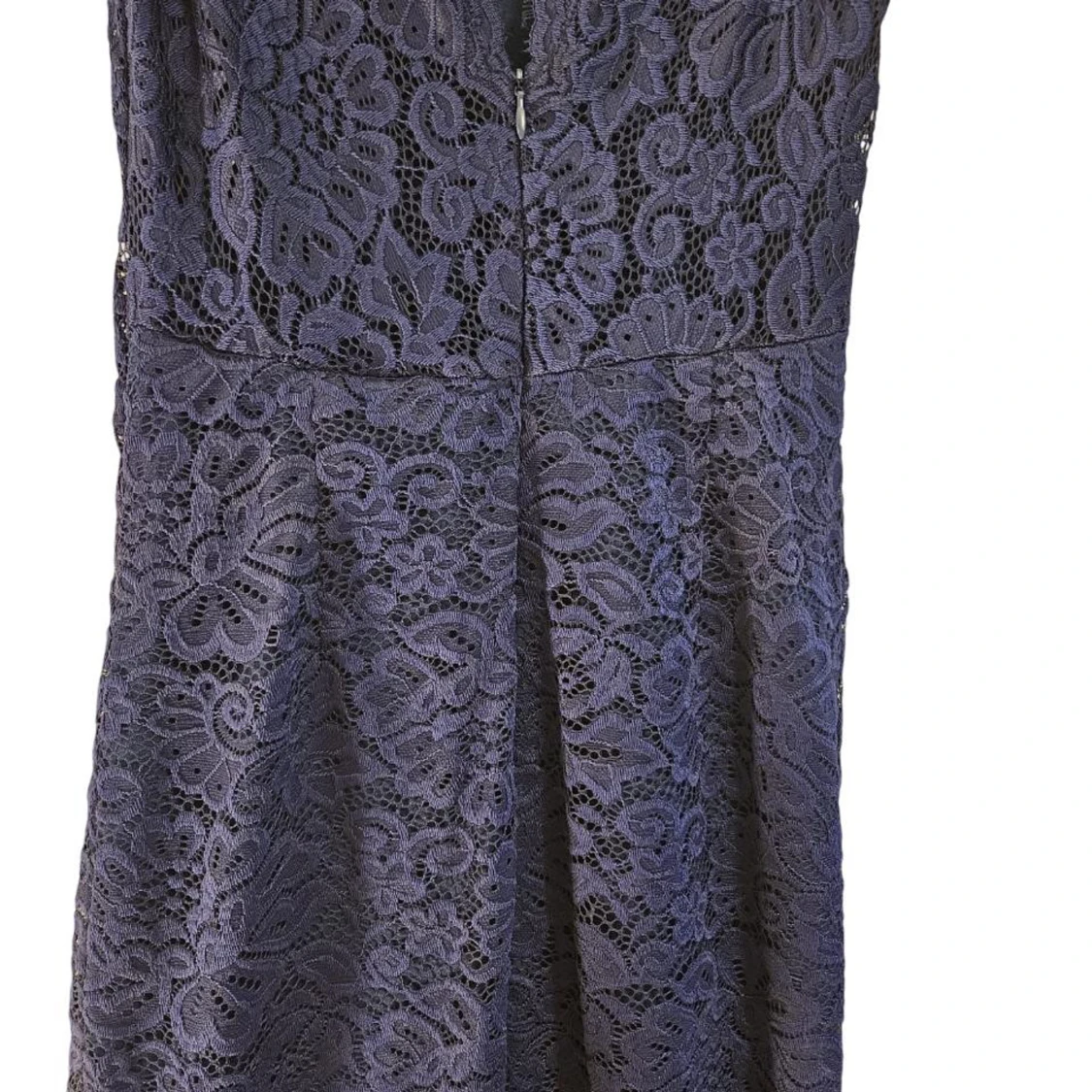 Mörkblå spetsklänning från Only - 90