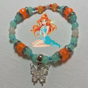 Armband winx bloom - Handgjort armband i kvalitetspärlor❣️