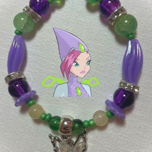 Armband winx tecna  - Handgjort armband i kvalitetspärlor❣️