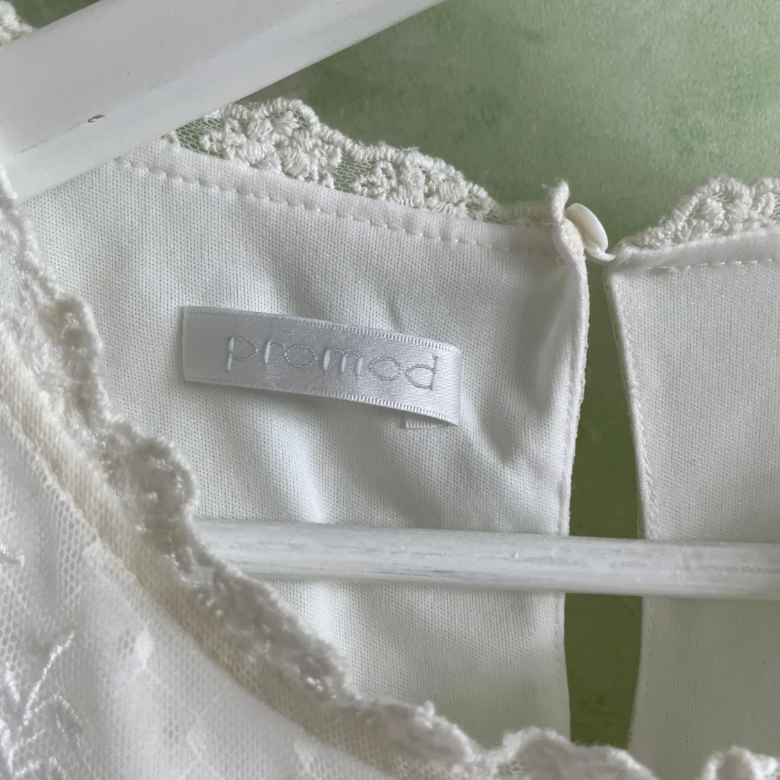 Promod | Miniklänning/sommarklänning/studentklänning | Spets | Vit | Stl. S - 93