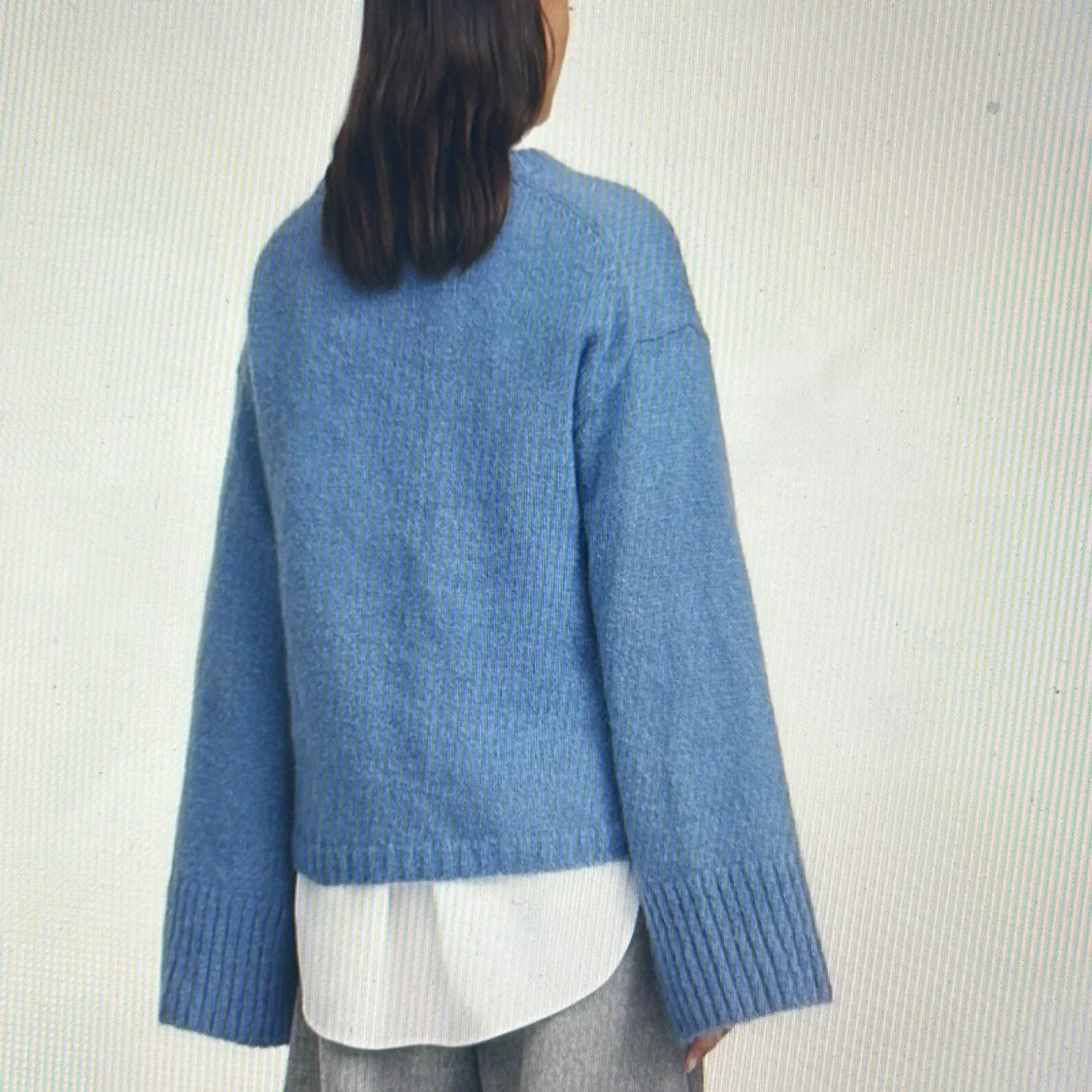 Blå stickad tröja ByMaleneBirger - 92