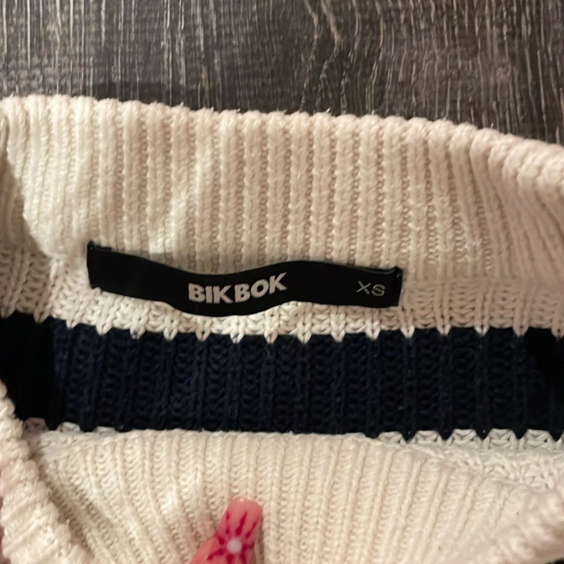 Randig stickad tröja från BikBok - 91