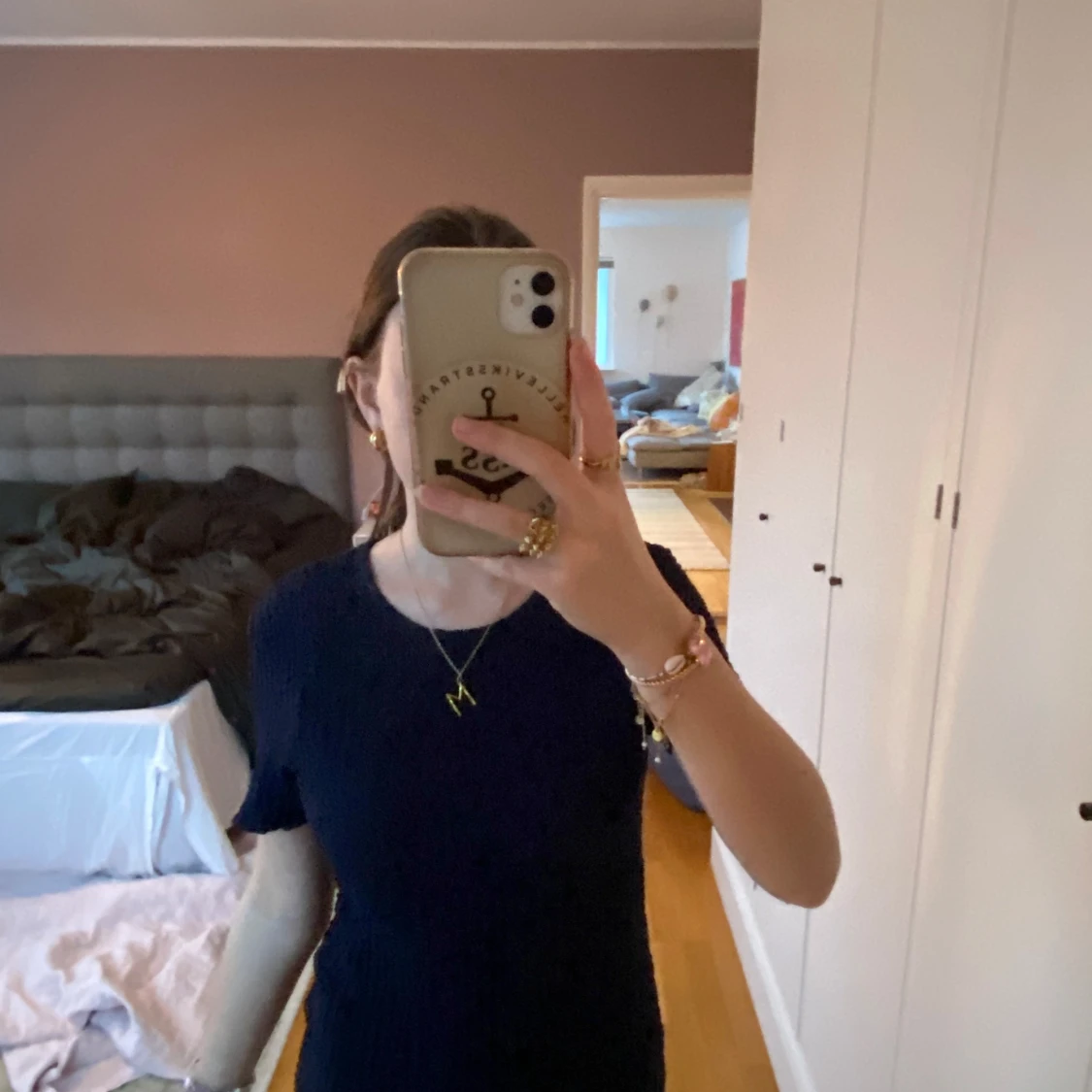 Svart ribbad topp från Zara