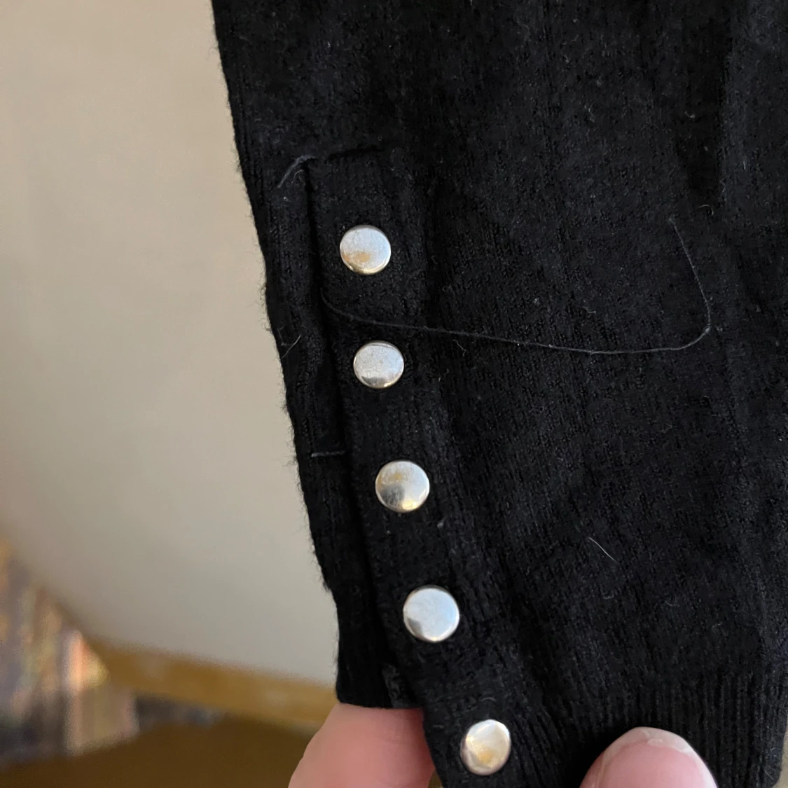 Svart långärmad klänning från Zara - 90