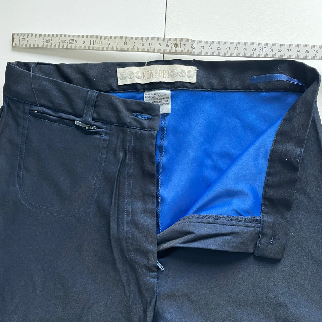 Vintage Blå skimmriga byxor - 92