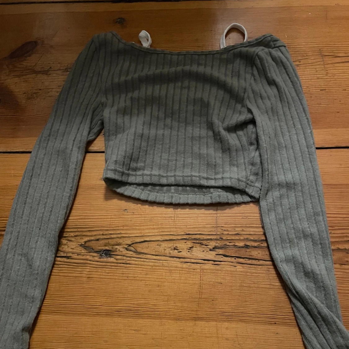 Grön ribbad topp från Shein - 90