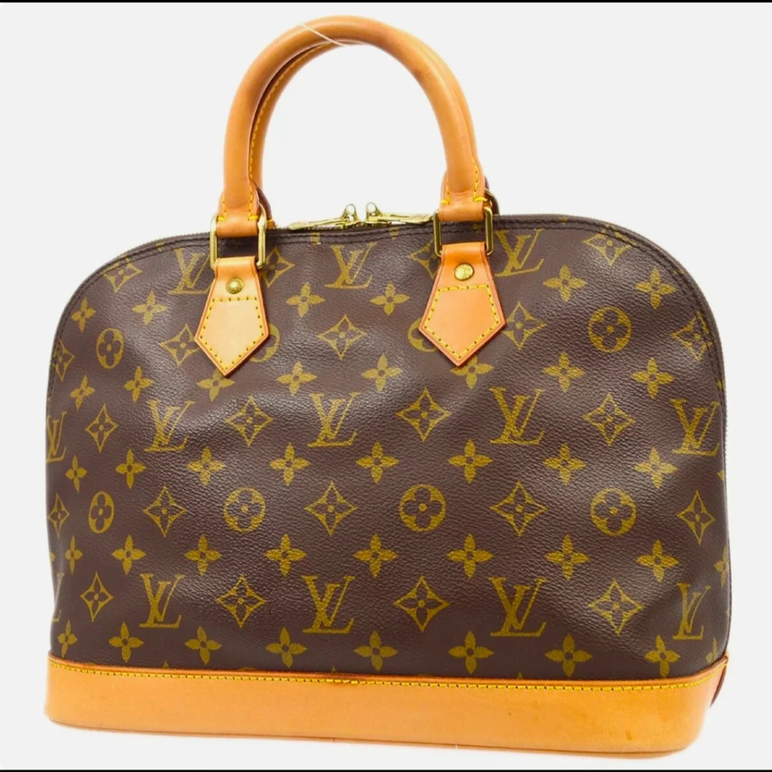 Brun monogram handväska från Louis Vuitton