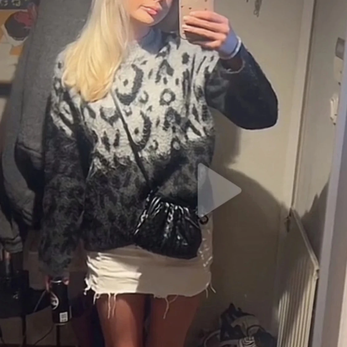 Stickad tröja mango