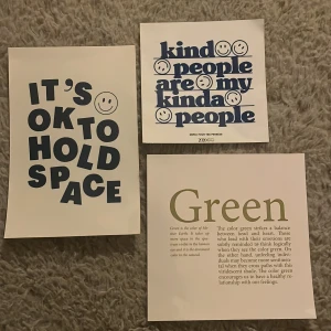 Posters - Posters med olikaa motiv/quotes med glansig yta. Mått på sista bild!