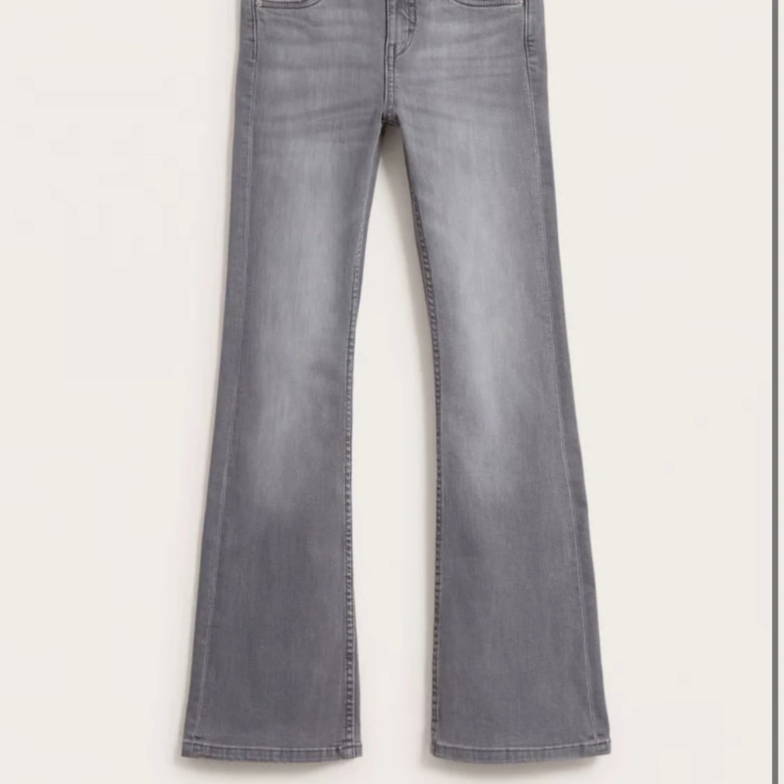 Grå bootcut jeans - 90