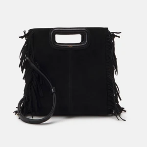 Maje väska - Maje väska som inte används längre i svart mocka. Långa bandet följer med! Använd en del😁❤️‍🔥