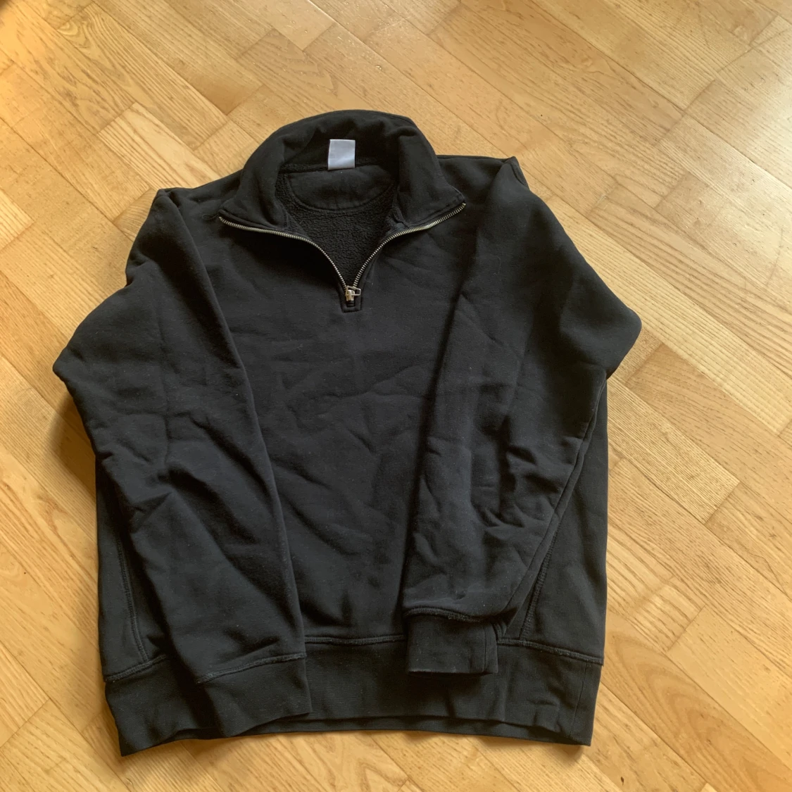 Svart zara halfzip