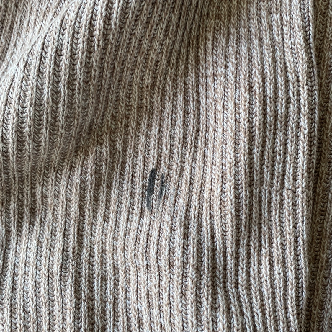 Stickad tröja Beige XL  - 91