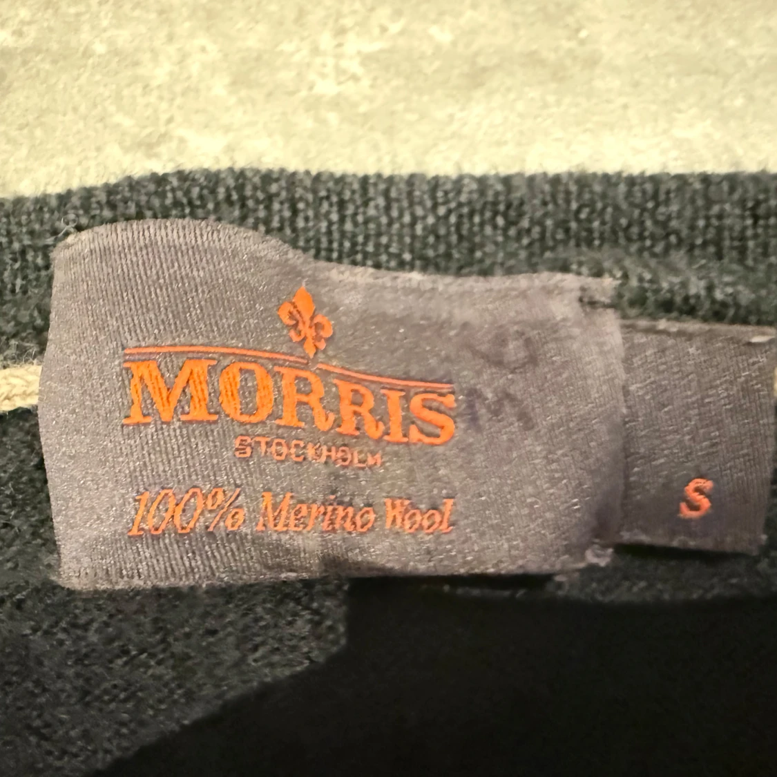 Svart merinoulltröja från Morris - 91