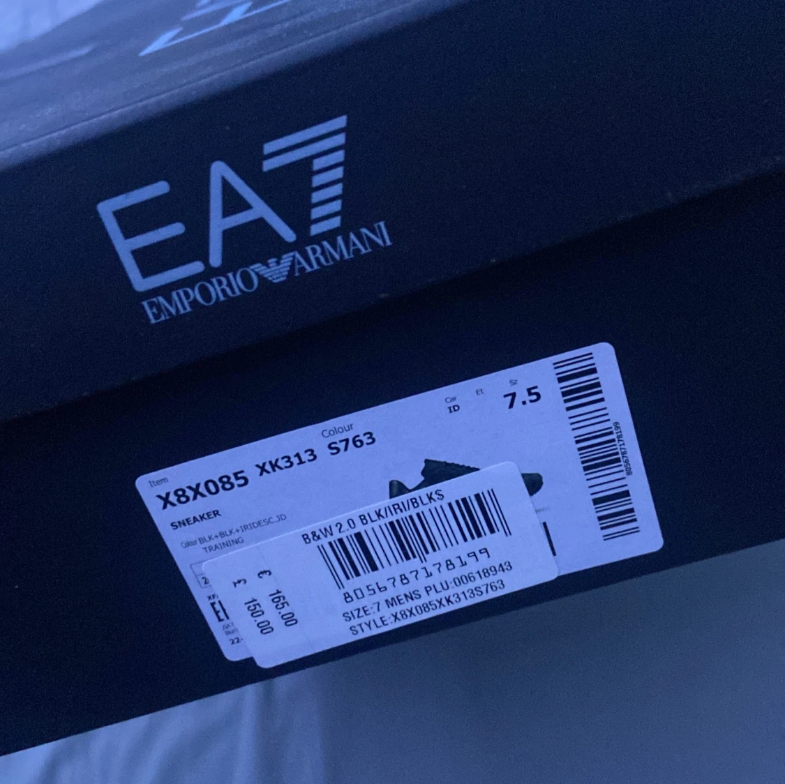 Svarta sneakers från Emporio Armani - 93