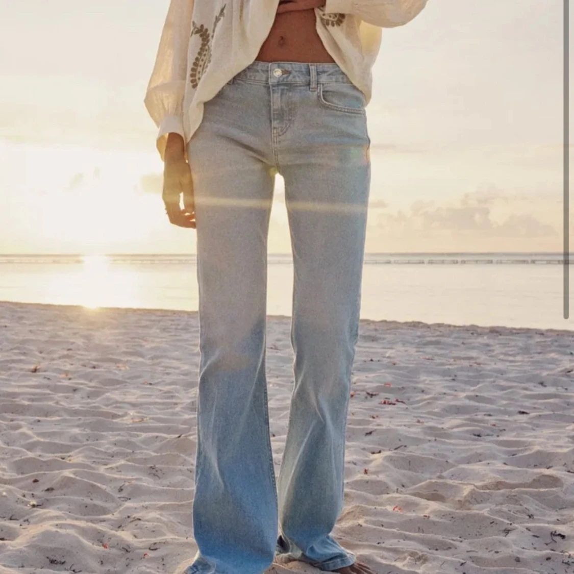 Ljusblå jeans från Zara