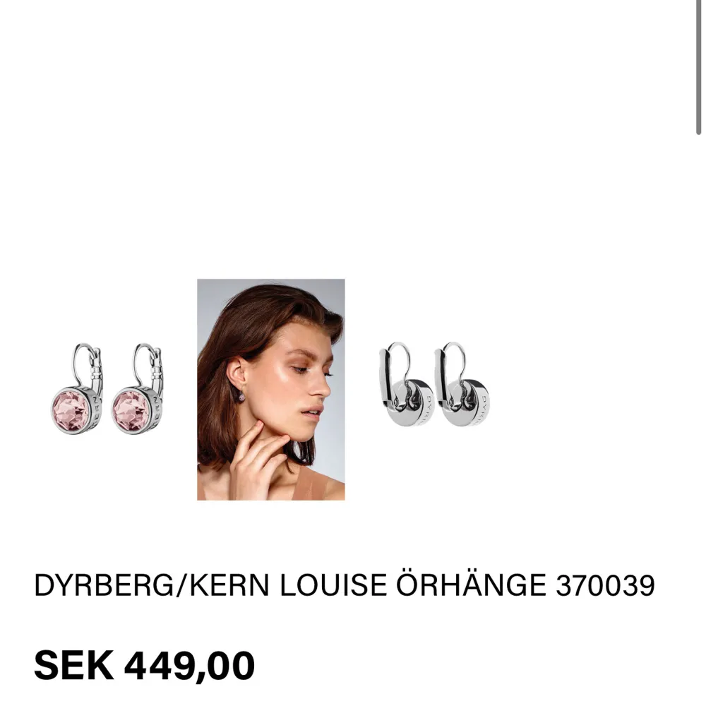 Snygga silverfärgade örhängen med stora, glittrande stenar. Perfekta för att ge en touch av glamour till din outfit. De har en praktisk låsmekanism som gör dem enkla att bära.. Asusteet.