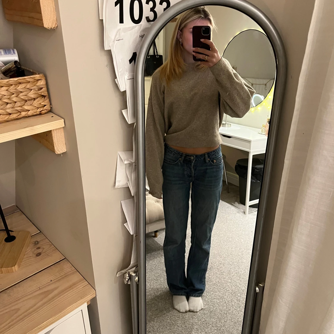 Blå jeans från 157