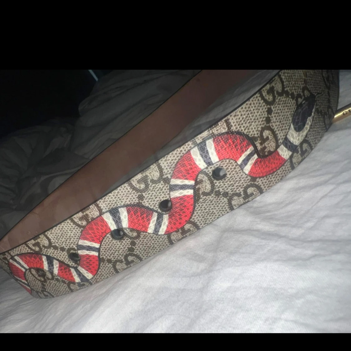 Gucci Snakeprint bälte 75cm ! Edition  - 91