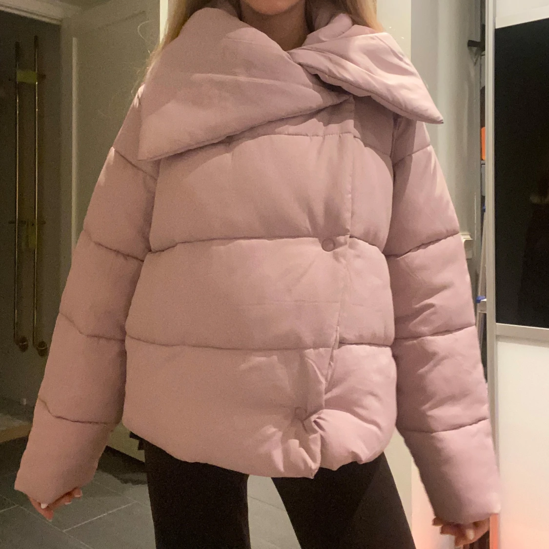 Rosa pufferjacka - 93