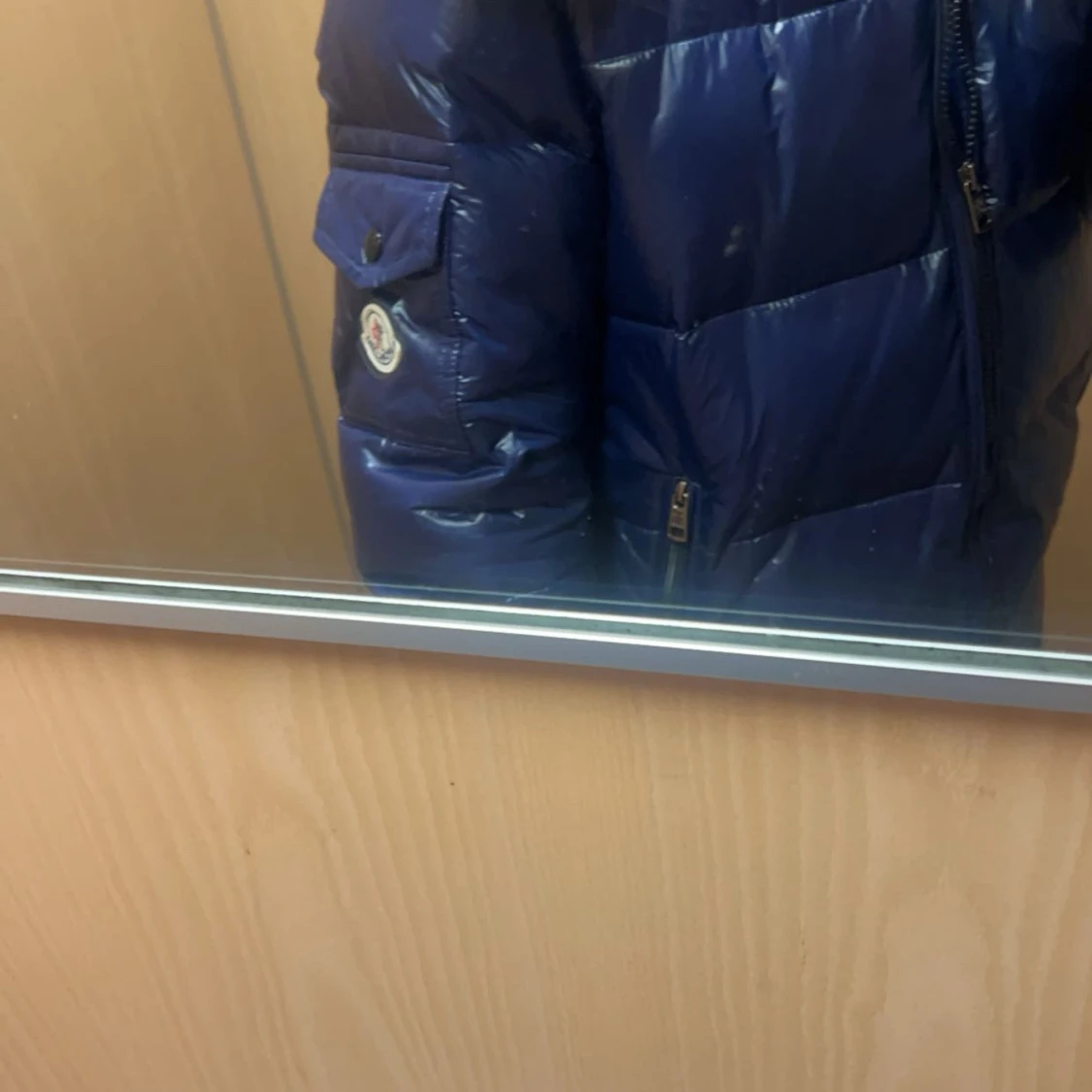 Blå dunjacka från Moncler - 90