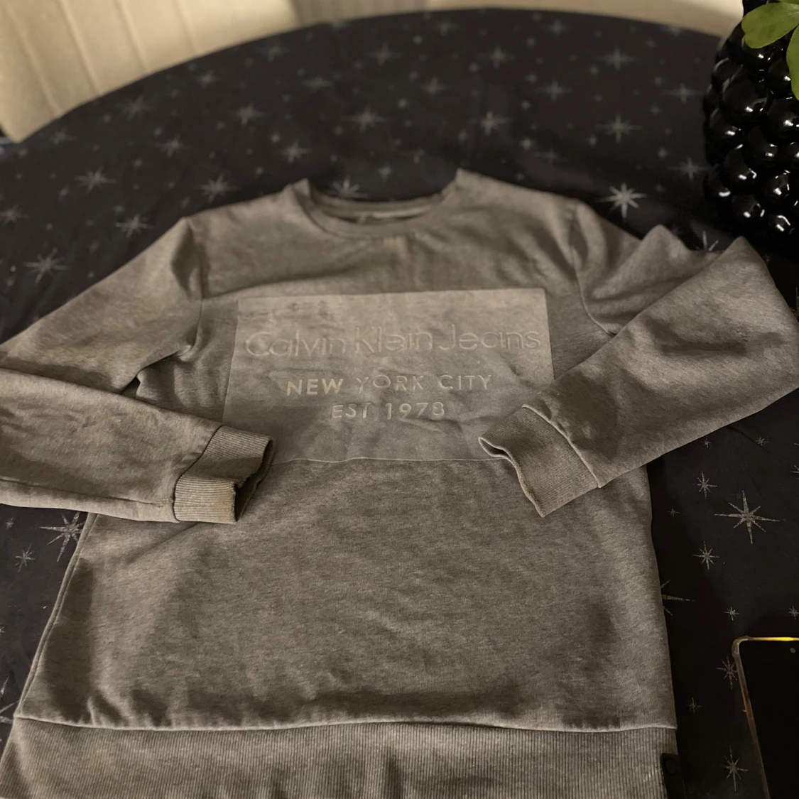 Grå sweatshirt från Calvin Klein Jeans - 91