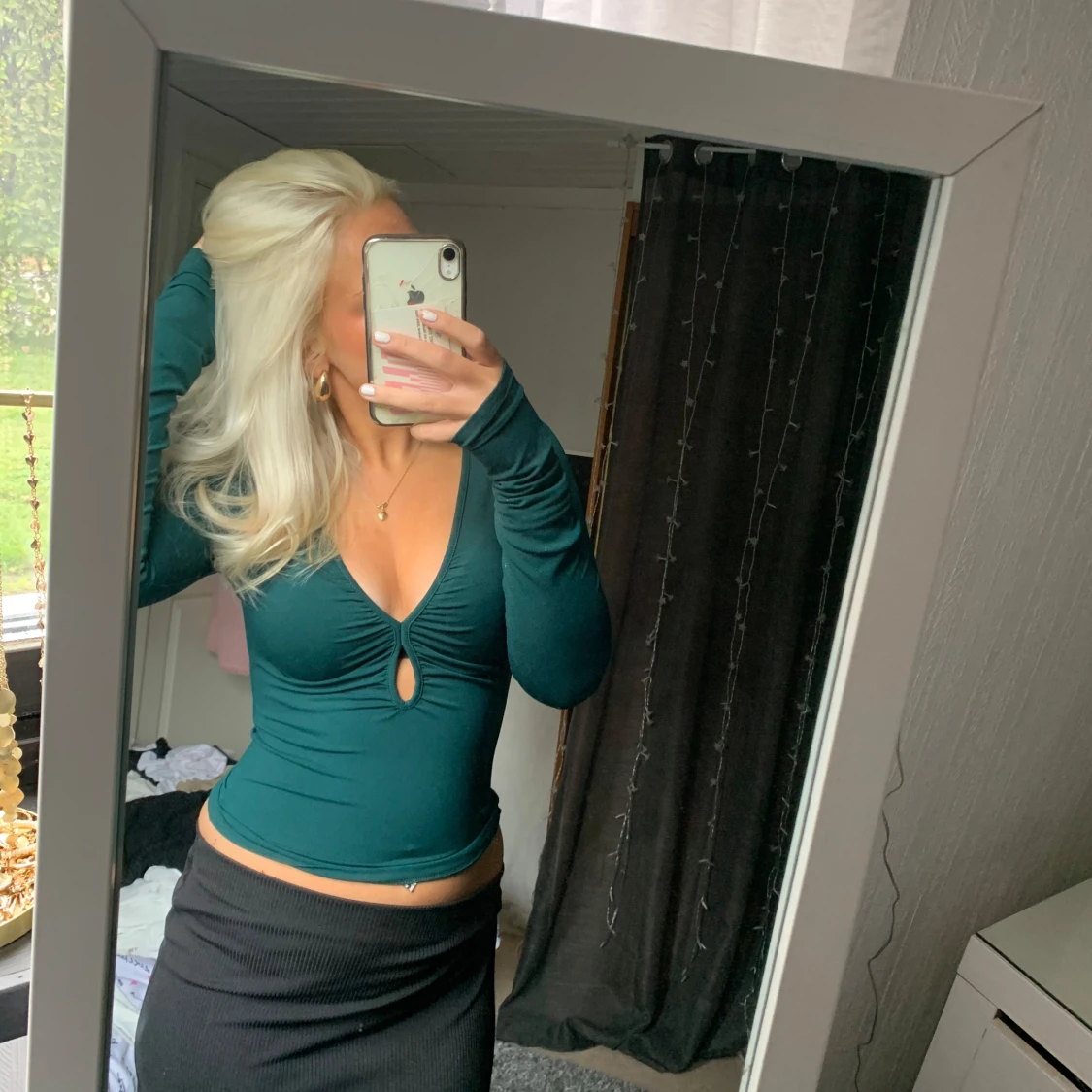 Mörkgrön tröja