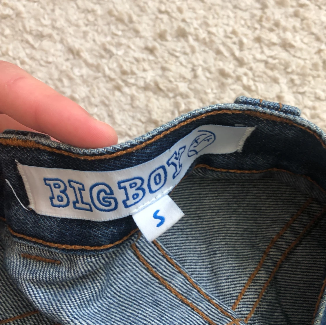 Mörkblåa baggy jeans från big boy - 93