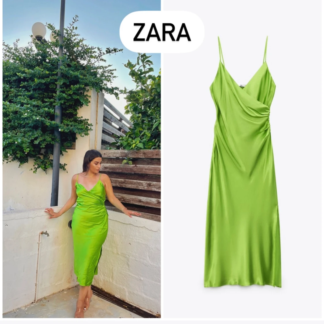 Grön klänning ZARA - 90