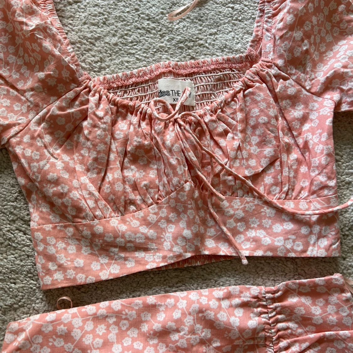 Rosa set med blommor - 90