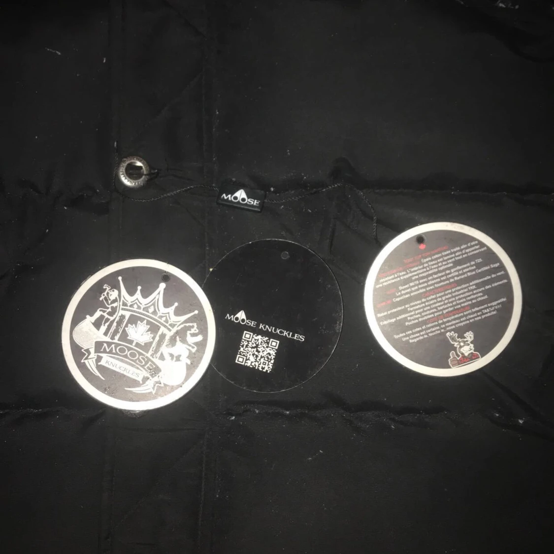 Svart dunjacka från Moose Knuckles - 92