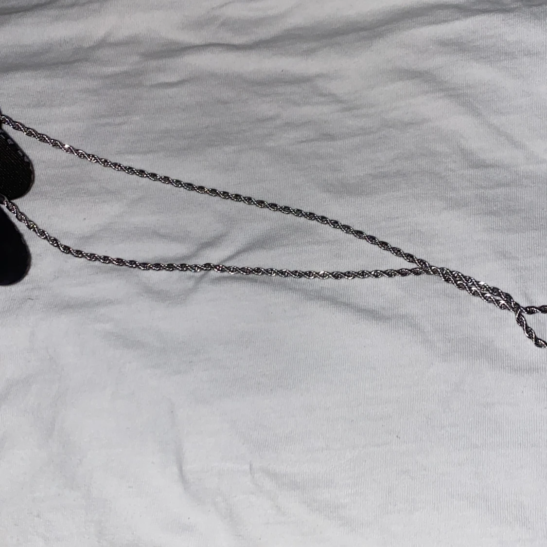 Silver halsband - 90