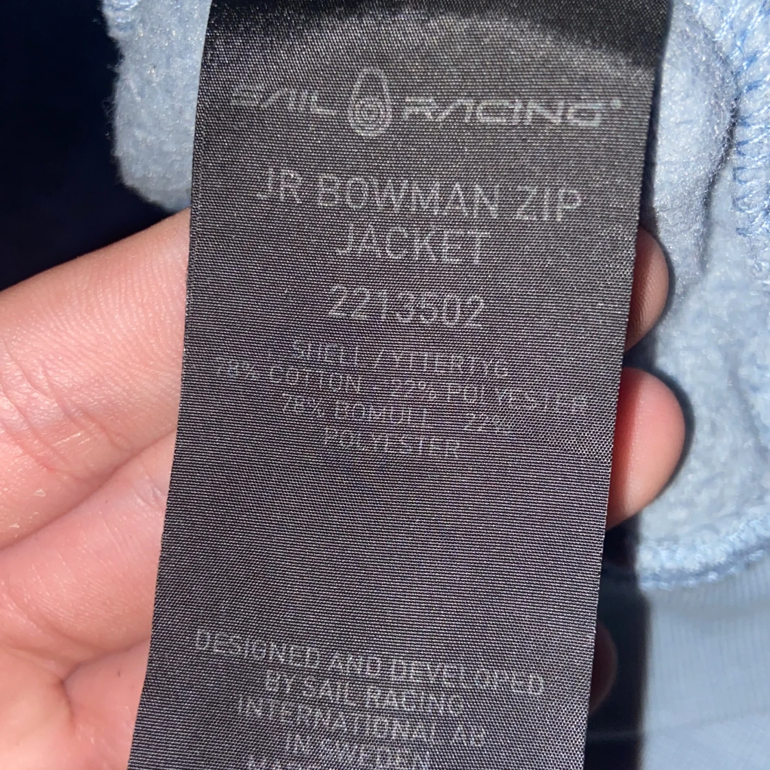 Sail racing 170storlek baby blå - 93