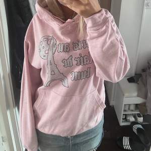 Jätte fin rhinestone hoodie i nyskick💞💞