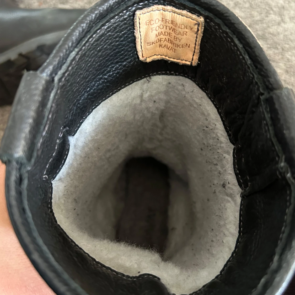 Kavat stövlar läder - 93