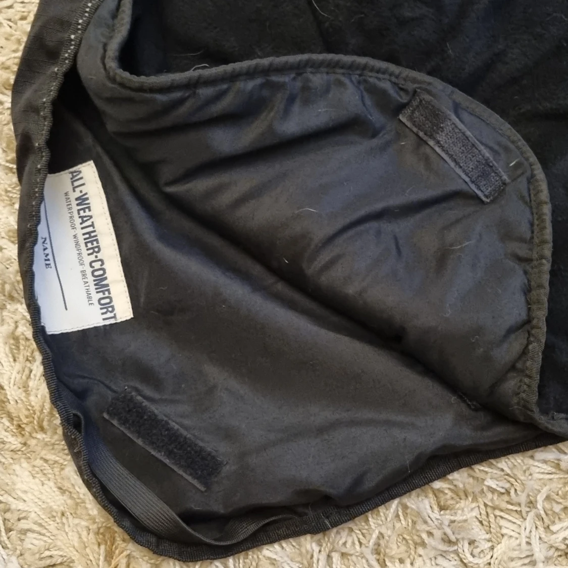 Svart allvädersjacka - 90