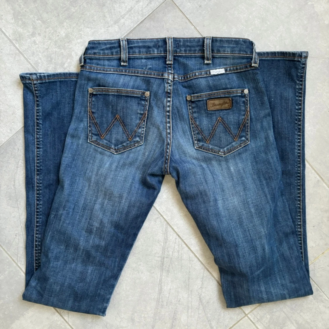 Lågmidjade bootcut jeans  - 90