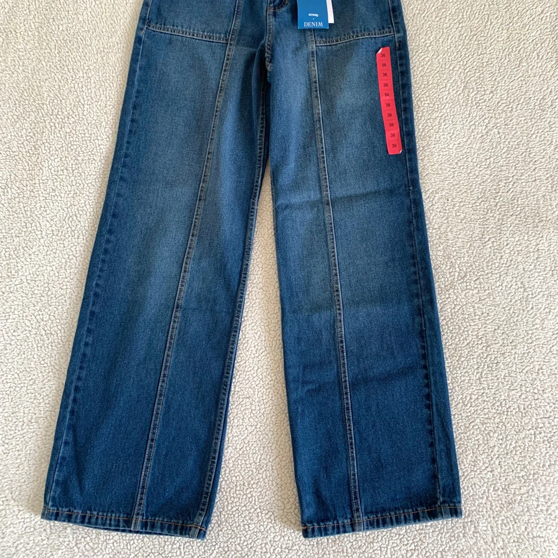 Sinsay blåa raka jeans - 90