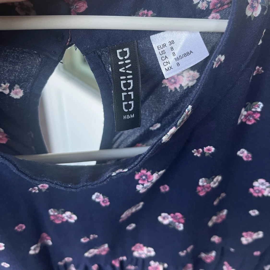 Söt mörkblå blus - 91