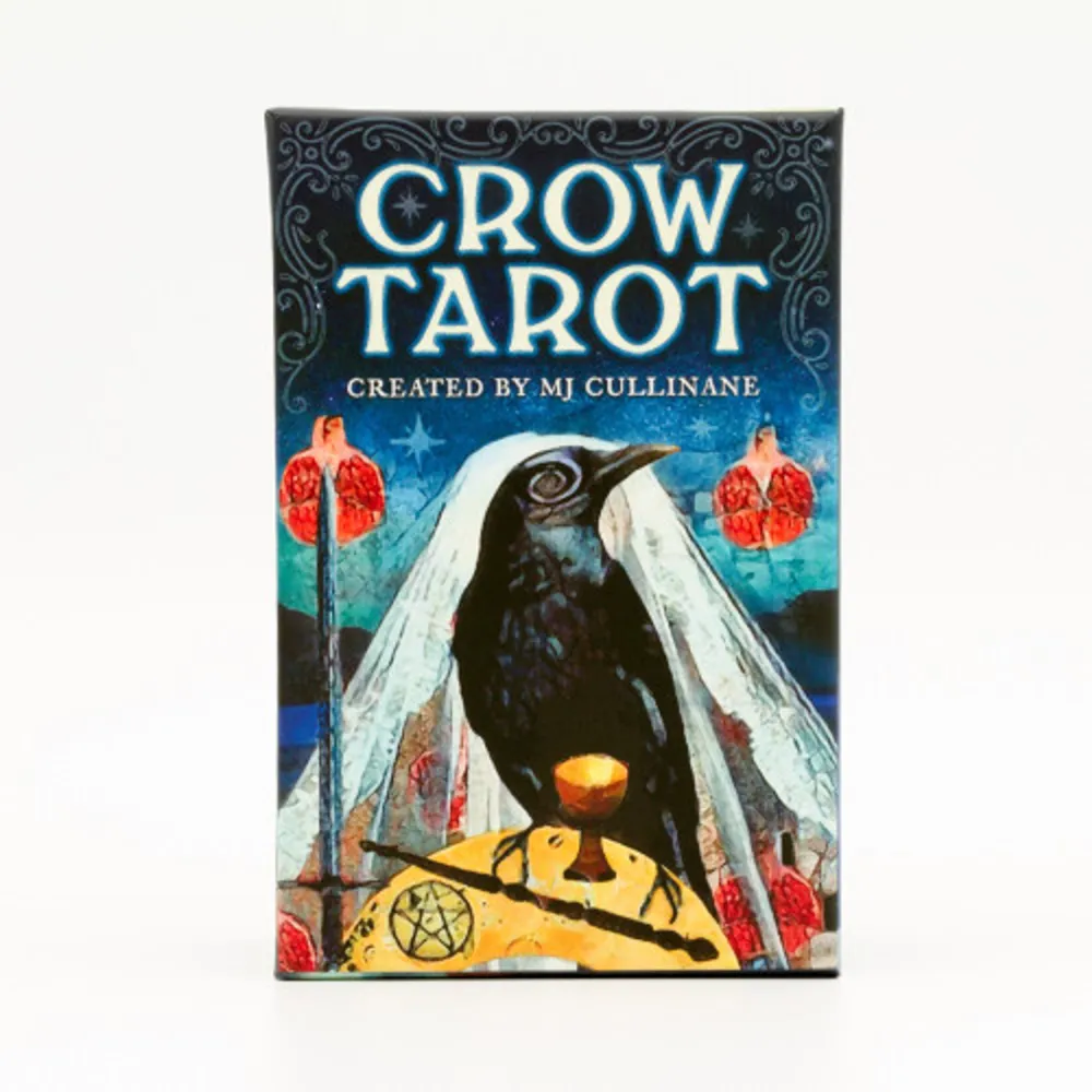 Paying homage to the mystical energy of crows and ravens, Crow Tarot invites us to fly through the veil and connect with our intuitive powers. This artfully created 78-card deck is infused with the familiar symbolism of the traditional Rider-Waite® Tarot, making it ideal for both beginners and professional readers. The 88-page guidebook presents upright and reversed meanings and includes a custom Crow Tarot Spread. Margaux Jones, aka MJ, is a Seattle-based artist, writer, mother, and lover of all things magical, especially crows. She attended Parson's School of Design yet her unique technique of telling stories through digital collage is self-taught and has been her passion for over 10 years. Nature and its creatures are a familiar theme in MJ's work, however, having grown up south of Boston her collages are heavily influenced by the energy of the city.. Böcker.