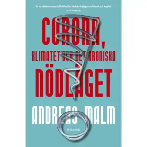 »En av världens mest inflytelserika tänkare i frågor om klimat och kapital« | Ola SöderholmEn stridsskrift från en av samtidens mest främsta röster i klimatfrågor Betydelsen av seklets första verkligt stora pandemi kan inte underskattas. Regeringar talar om krig, samtidigt som de säger att allt snart ska bli som vanligt. Men tänk om normaliteten inte längre är möjlig? Om världen trots allt kan mobilisera sig på det vis som den gjorde våren 2020, borde det även vara möjligt att konfrontera den förödelse som utgör klimatförändringarna. Corona, klimatet & det kroniska nödläget är en stridsskrift från en av världens främsta tänkare i frågor om människans överlevnad. Andreas Malm kräver att tidens krigstillstånd införs på permanent basis, för att möta en större och farligare fiende. Det finns inte längre tid för förnekelse.ANDREAS MALM [f. 1977] är fil dr. i humanekologi vid Lunds universitet, författare och politisk aktivist. De senaste två decennierna har han undersökt och debatterat klimatfrågan. Boken Stormens utveckling, allmänt uppfattad som en av vår tids definierande klimatskrifter, har också den nyligen utkommit på svenska.»Andreas Malm är en av vår tids mest relevanta tänkare. Han är också en stilist som förmår göra beskrivningen av kopplingarna mellan avskogning, uppvärmning, kokta myrkotteungar och utegångsförbud till njutbar läsning.« | Helena Granström, Expressen  »Andreas Malm belyser kopplingarna mellan klimatkris och pandemier. En intensiv polemik i kölvattnet av Covid-19.« | New Statesman»Det sprakar om sidorna. En akut viktig bok. | Spectre     Format Danskt band   Omfång 141 sidor   Språk Svenska   Förlag Modernista   Utgivningsdatum 2021-02-12   Medverkande Manne Svensson   ISBN 9789178936908  