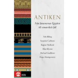 Antiken är så mycket mer än bara Athen och Rom. Till antikens värld hör också Mesopotamien och Mykene, egyptier och etrusker, Hatshepsut och Hannibal. Många måste få en plats för att vi ska kunna förstå vad som förenar den antika världen med vår egen, liksom vad som skiljer den från vår. Detta är utgångspunkten för denna bok om antikens kultur och samhällsliv. Vi möter en ganska främmande värld där slavar var ständigt närvarande, där religionen genomsyrade alla aspekter av tillvaron, och där tiden oftast uppfattades som cyklisk. Men vi möter också en värld som vi är väl förtrogna med, där vetenskap och politik får former som behållits till våra dagar, där storstäder och internationella kontaktnät var vanligt, och där krig och naturkatastrofer förstört mycket av vad människor försökt bygga upp.Om författarna:Nils Billing är fil.dr i egyptologi, docent i religionshistoria, lektor vid Teologiska institutionen, Uppsala universitet. Susanne Carlsson är fil.dr i antikens kultur och samhällsliv, forskare och studierektor vid Institutionen för arkeologi och antik historia, Uppsala universitet.Ragnar Hedlund är fil.dr, forskare i antik historia och numismatik, Uppsala universitet.Allan Klynne är författare, fil.dr i antikens kultur och samhällsliv.Michael Lindblom är docent i antikens kultur och samhällsliv, lektor vid Institutionen för arkeologi och antik historia, Uppsala universitet. Hugo Montgomery är professor emeritus i klassisk filologi vid Oslo universitet.    Format Inbunden   Omfång 593 sidor   Språk Svenska   Förlag Natur & Kultur Allmänlitteratur   Utgivningsdatum 2017-04-22   Medverkande Nils Billing   Medverkande Ragnar Hedlund   Medverkande Allan Klynne   Medverkande Michael Lindblom   Medverkande Hugo Montgomery   Medverkande Beatrice Bohman   ISBN 9789127148246  